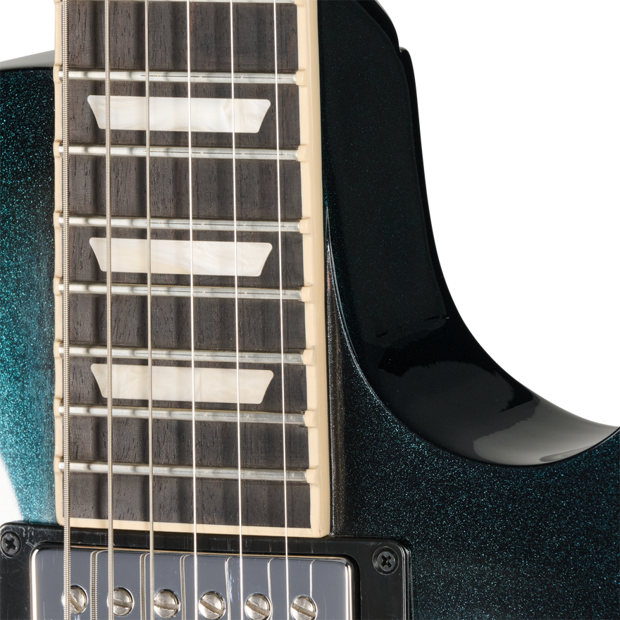 Gibson Mod™ Collection Les Paul Studio Session, Sparkling Midnight Teal Electric Guitar Gibson Mod™ Collection