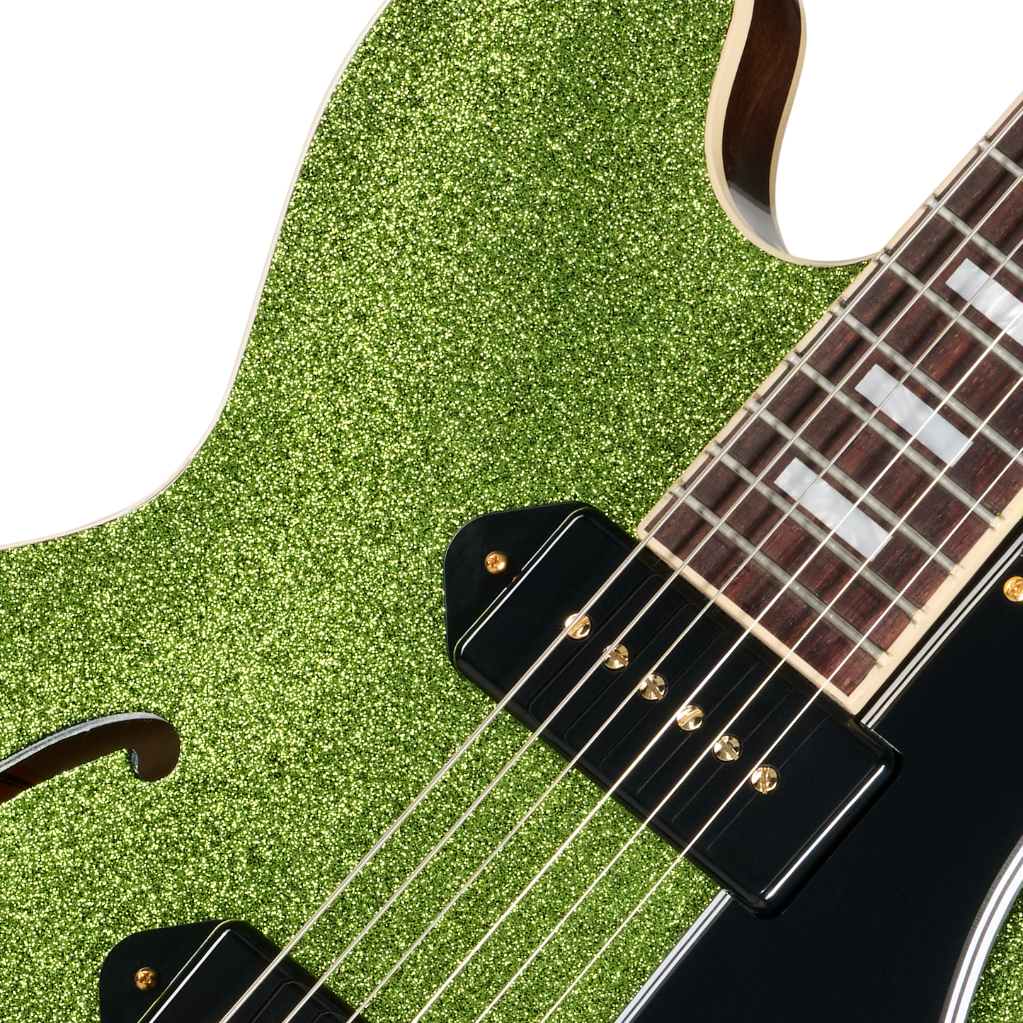 Gibson Mod™ Collection ES-330, Chartreux Sparkle Electric guitar Gibson Mod™ Collection