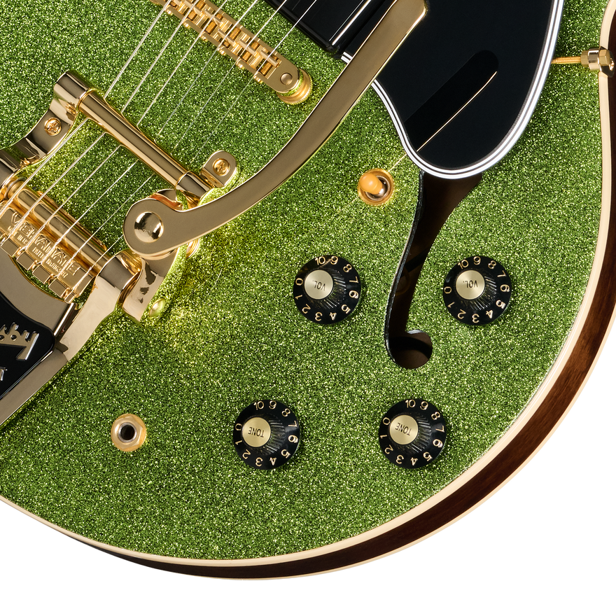 Gibson Mod™ Collection ES-330, Chartreux Sparkle Electric guitar Gibson Mod™ Collection