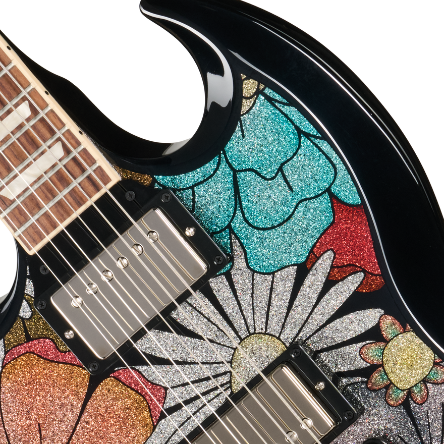 Gibson Mod™ Collection SG Standard, Left-Handed, Flower Power Electric Guitar Gibson Mod™ Collection