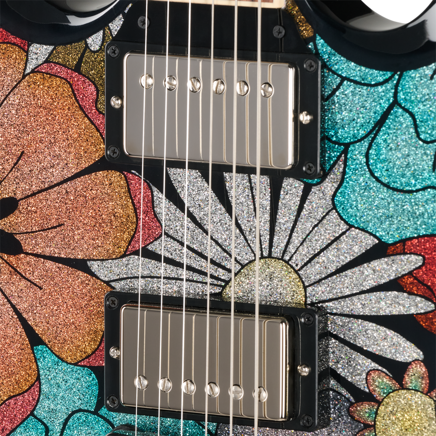 Gibson Mod™ Collection SG Standard, Left-Handed, Flower Power Electric Guitar Gibson Mod™ Collection