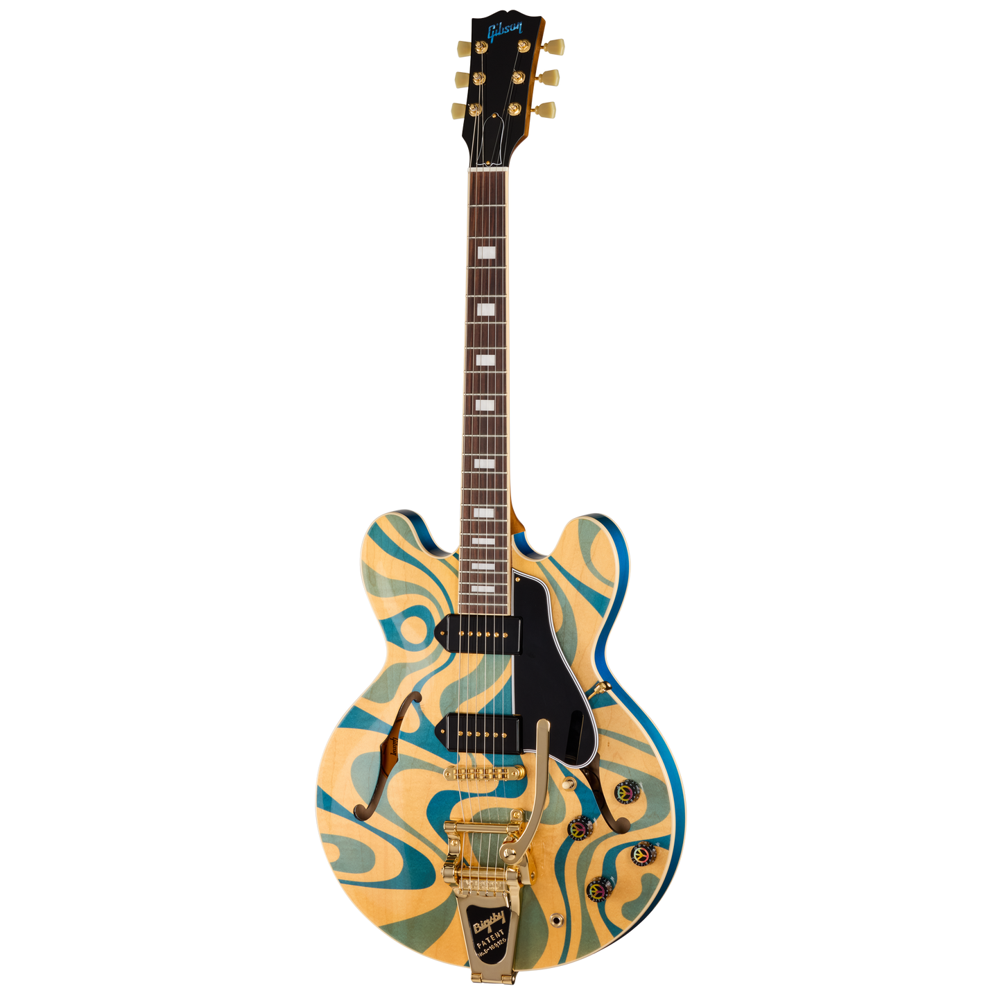 Gibson Mod™ Collection ES-330, Aqua Shag Electric Guitar Gibson Mod™ Collection