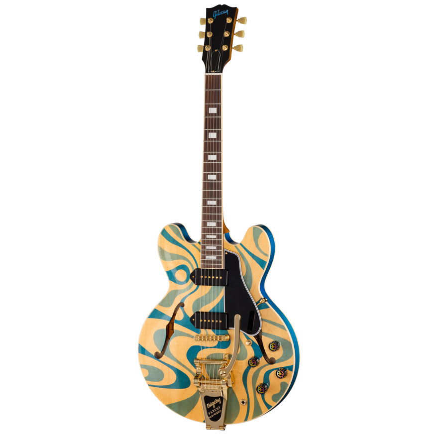 Gibson Mod™ Collection ES-330, Aqua Shag Electric Guitar Gibson Mod™ Collection