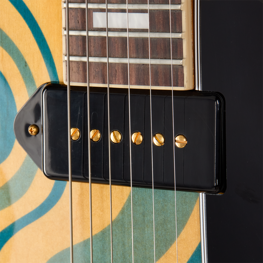 Gibson Mod™ Collection ES-330, Aqua Shag Electric Guitar Gibson Mod™ Collection