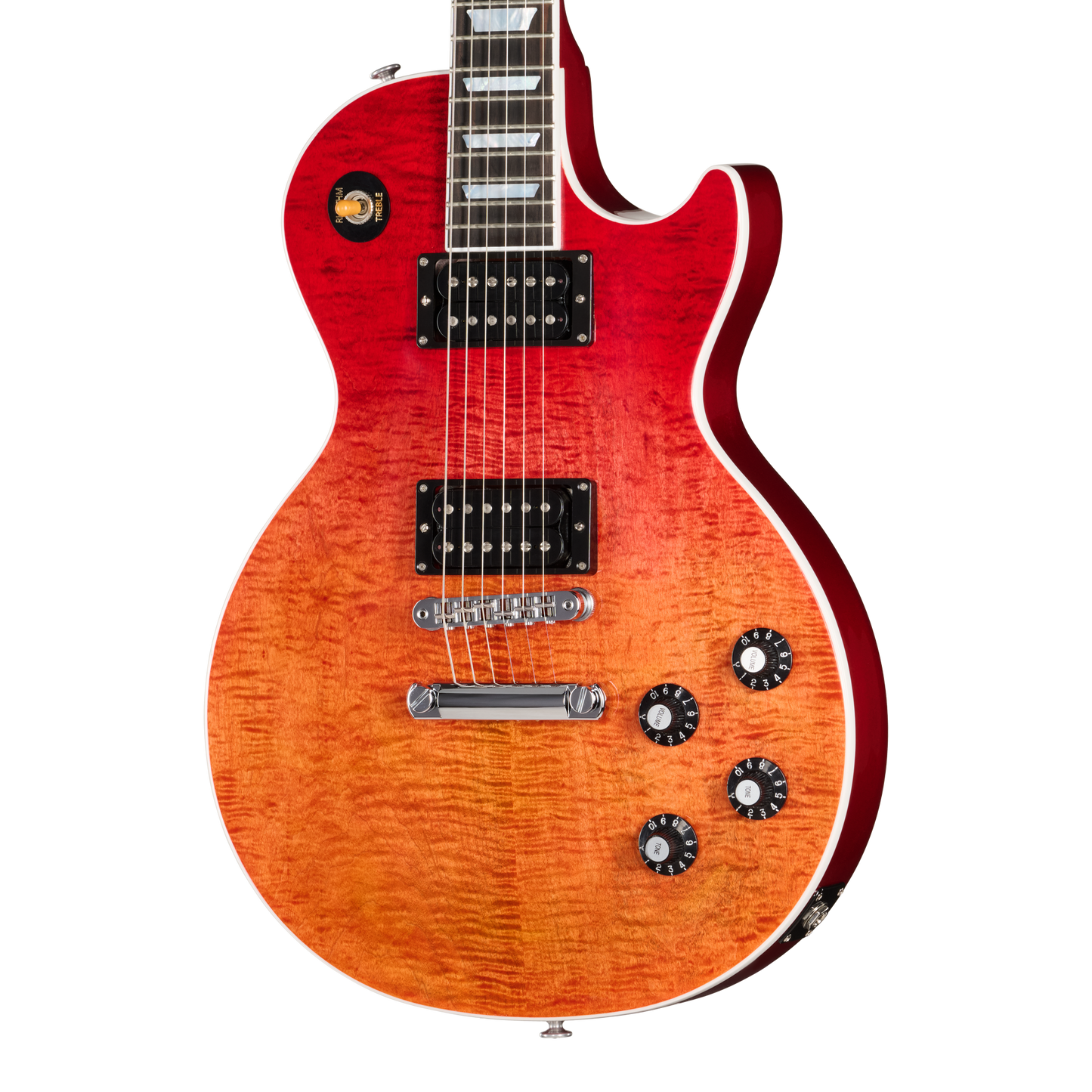 Gibson Mod™ Collection Les Paul Modern Figured, Molten Magma Fade Electric Guitar Gibson Mod™ Collection