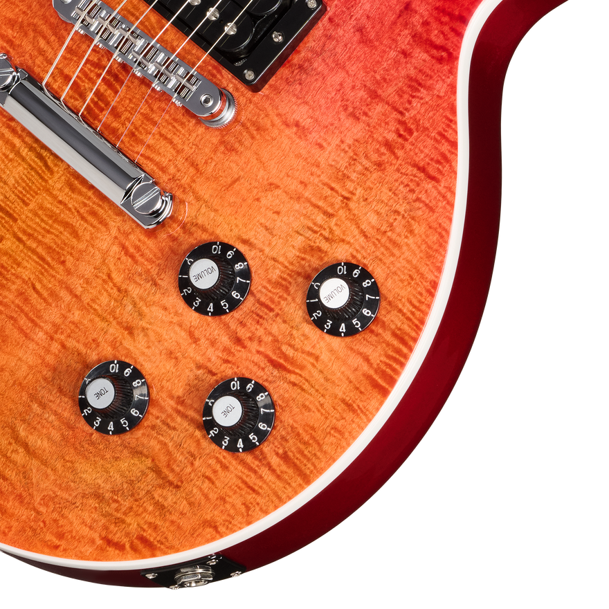 Gibson Mod™ Collection Les Paul Modern Figured, Molten Magma Fade Electric Guitar Gibson Mod™ Collection