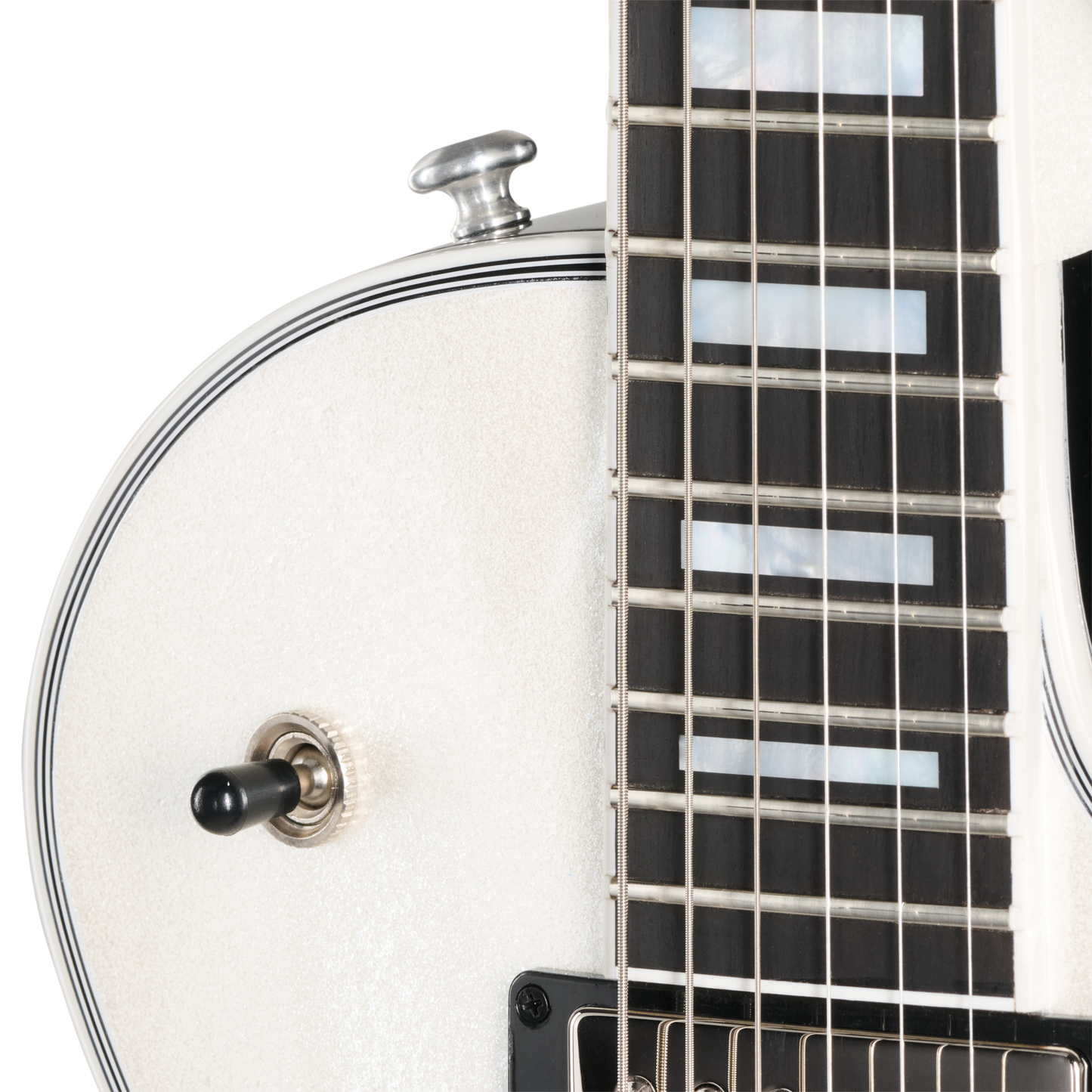 Gibson Mod™ Collection Les Paul Custom, White Tuxedo Electric Guitar Gibson Mod™ Collection