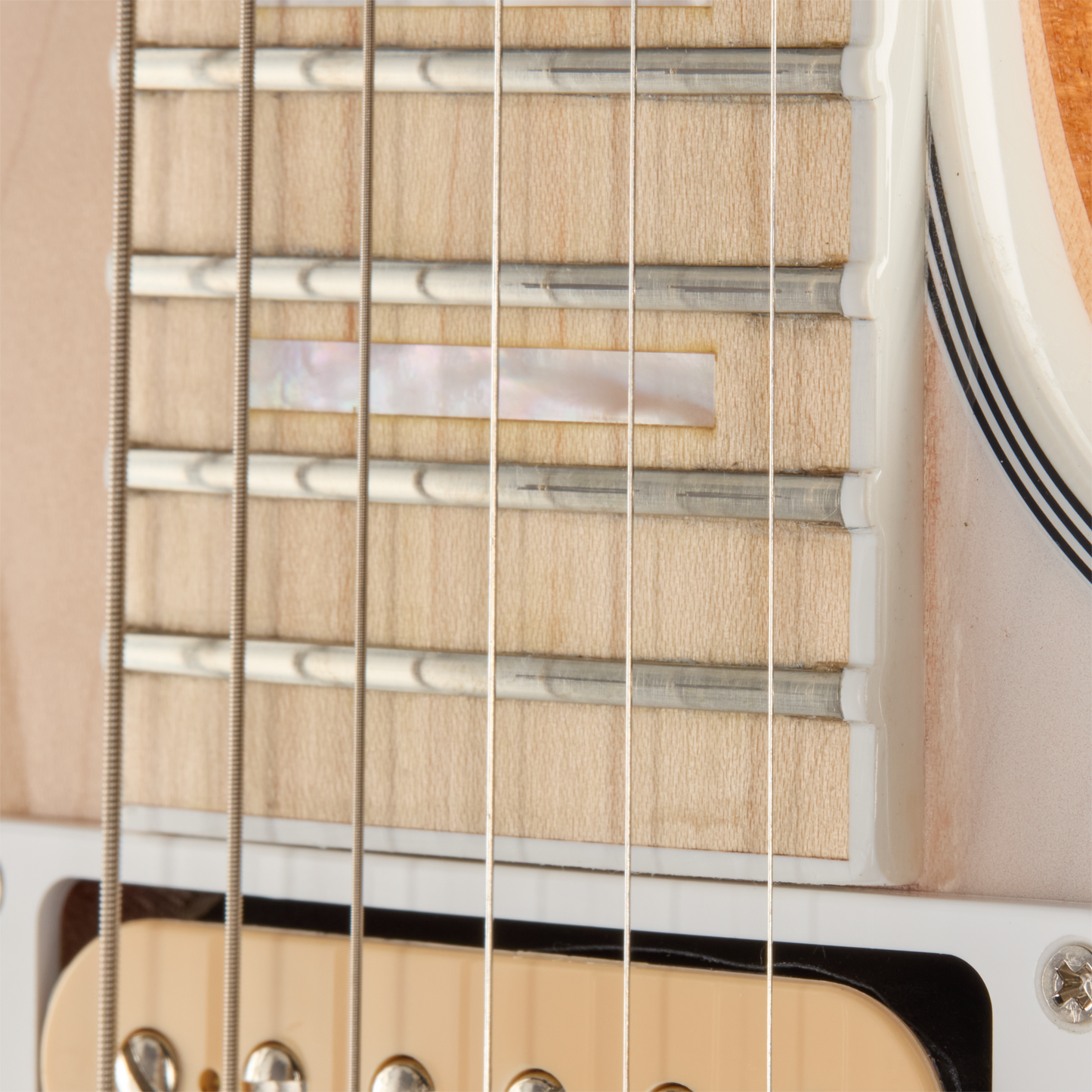 Gibson Mod™ Collection Les Paul Custom, Vanilla Frosted Electric Guitar Gibson Mod™ Collection