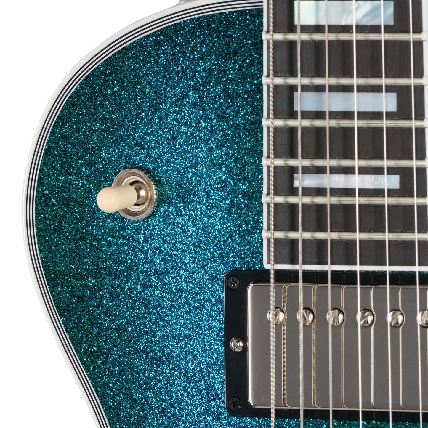 Gibson Mod™ Collection 1968 Les Paul Custom Reissue, Blue-Green Shift Electric Guitar Gibson Mod™ Collection