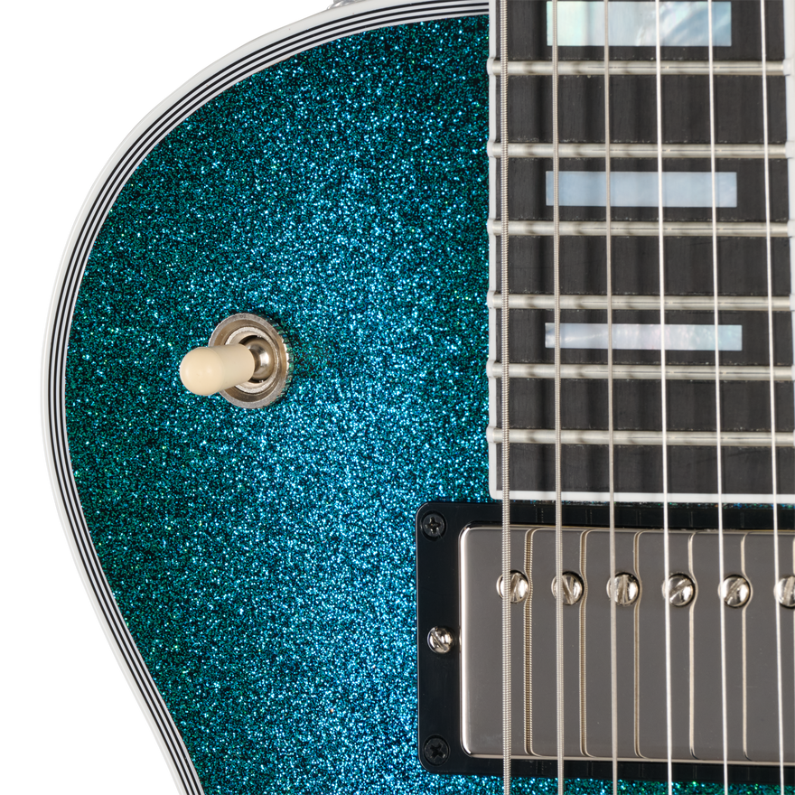 Gibson Mod™ Collection 1968 Les Paul Custom Reissue, Blue-Green Shift Electric Guitar Gibson Mod™ Collection