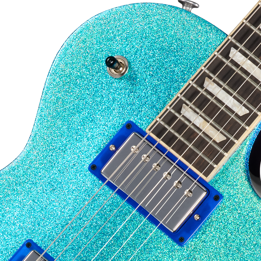 Gibson Mod™ Collection Les Paul Studio Session, Blue Green Springs Electric Guitar Gibson Mod™ Collection