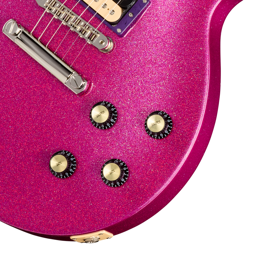 Gibson Mod™ Collection Les Paul Studio, Magenta Glitter Bomb Electric Guitar Gibson Mod™ Collection