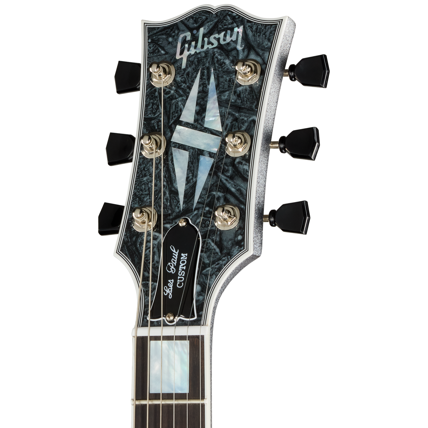 Gibson Mod™ Collection Les Paul Custom, Bardiglio Marble Electric Guitar Gibson Mod™ Collection