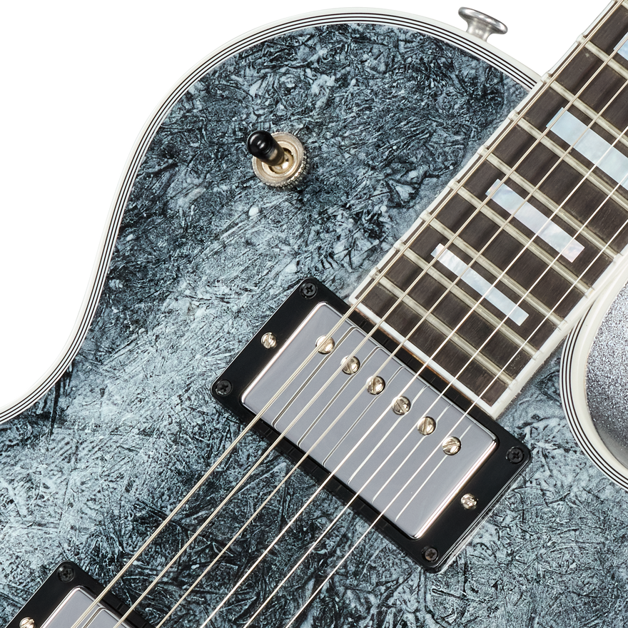 Gibson Mod™ Collection Les Paul Custom, Bardiglio Marble Electric Guitar Gibson Mod™ Collection
