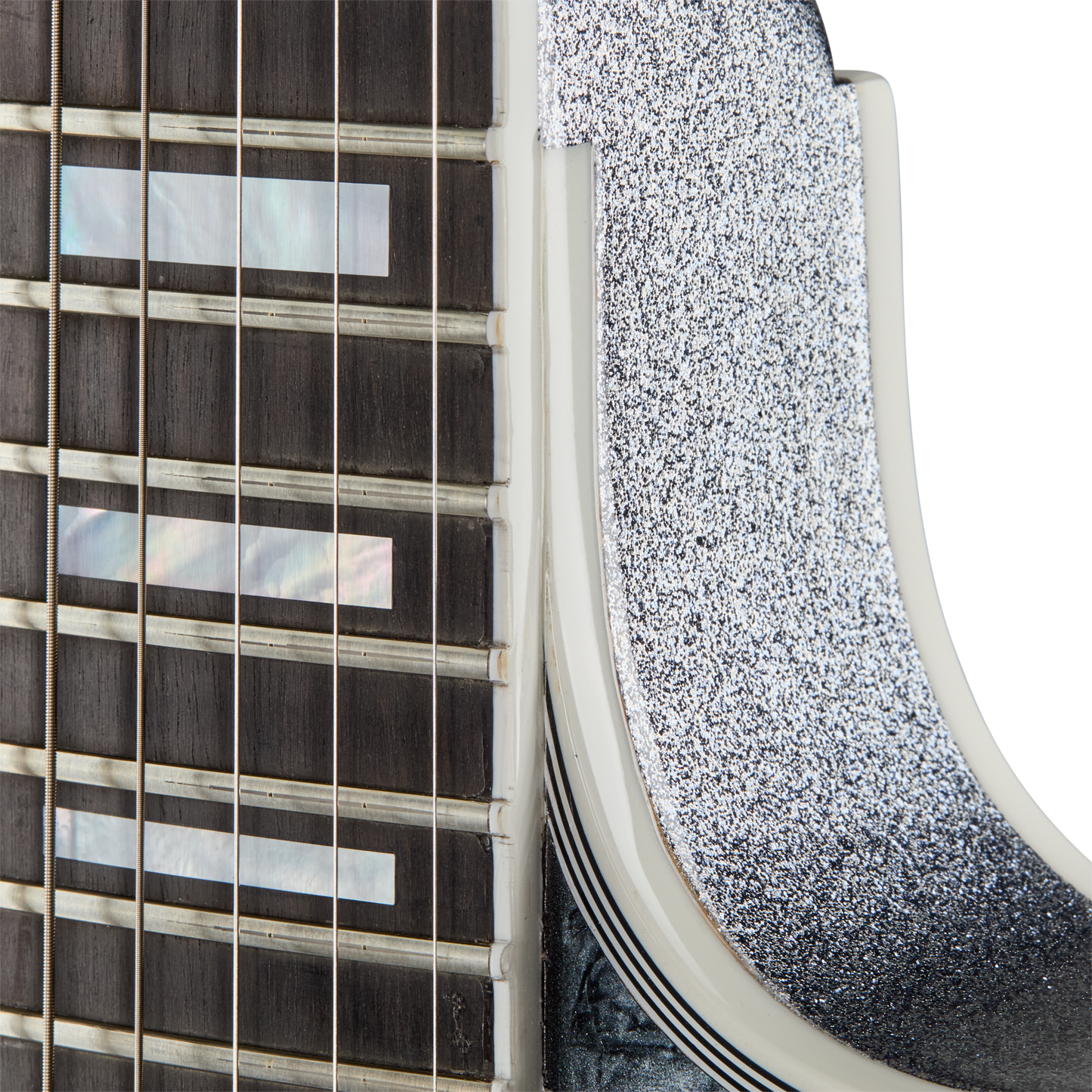 Gibson Mod™ Collection Les Paul Custom, Bardiglio Marble Electric Guitar Gibson Mod™ Collection