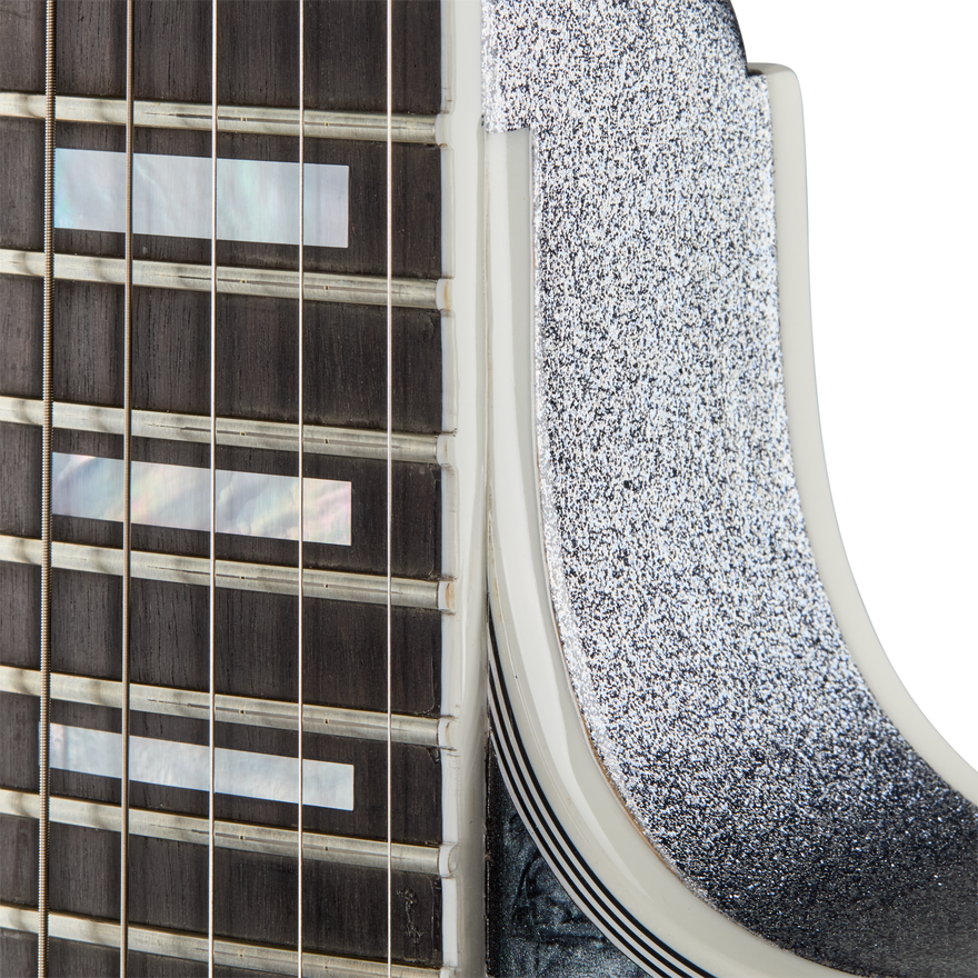 Gibson Mod™ Collection Les Paul Custom, Bardiglio Marble Electric Guitar Gibson Mod™ Collection
