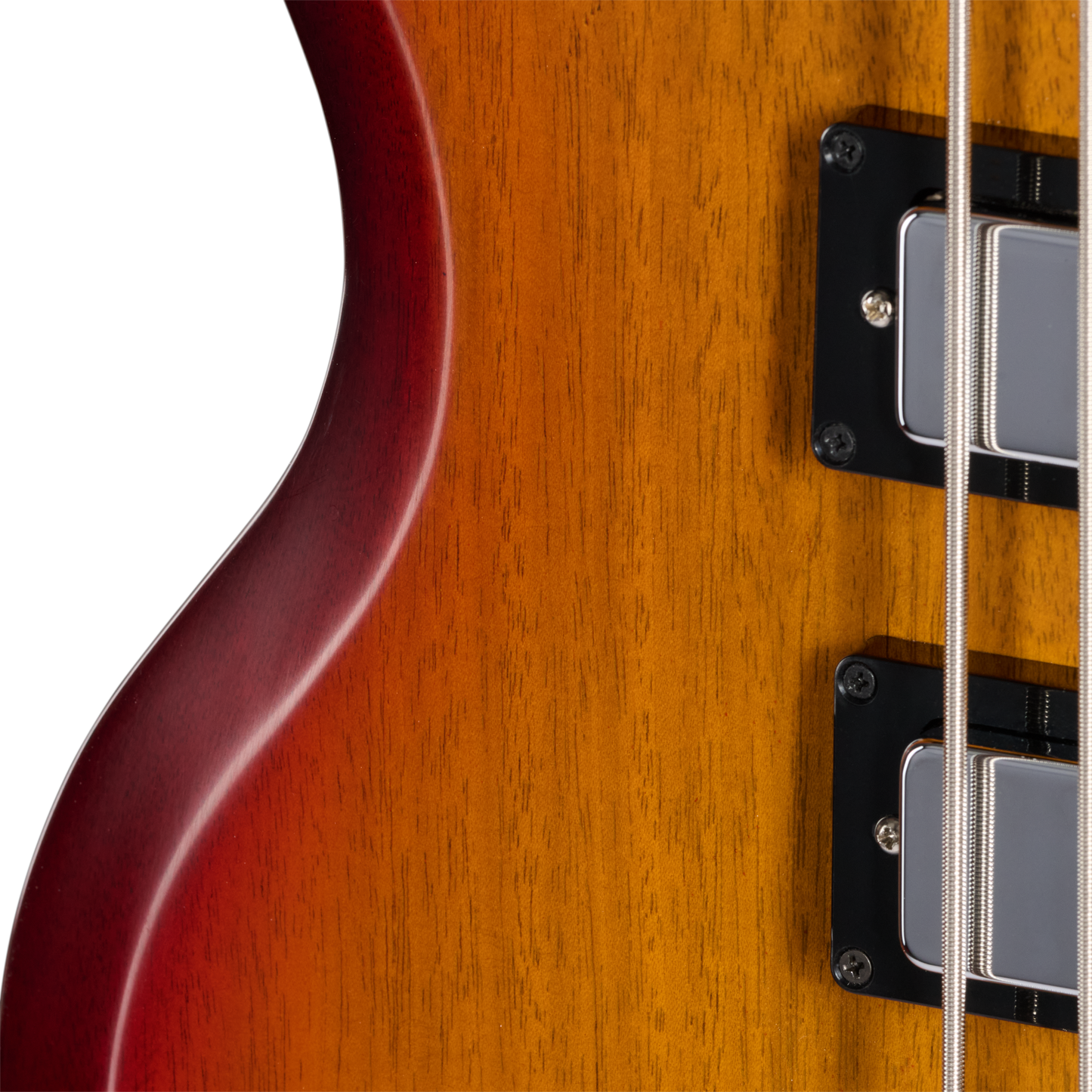 Gibson Mod™ Collection SG Standard Bass, Soft Cherry Sunny Burst Electric Bass Guitar Gibson Mod™ Collection