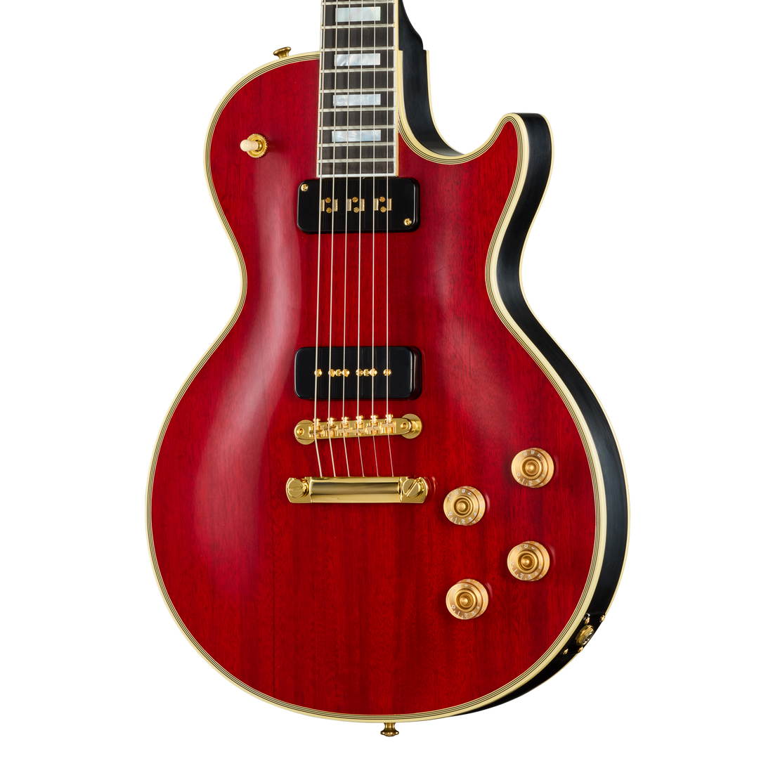 Gibson Mod™ Collection 1954 Les Paul Custom Reissue, Cherry Tuxedo Electric Guitar Gibson Mod™ Collection