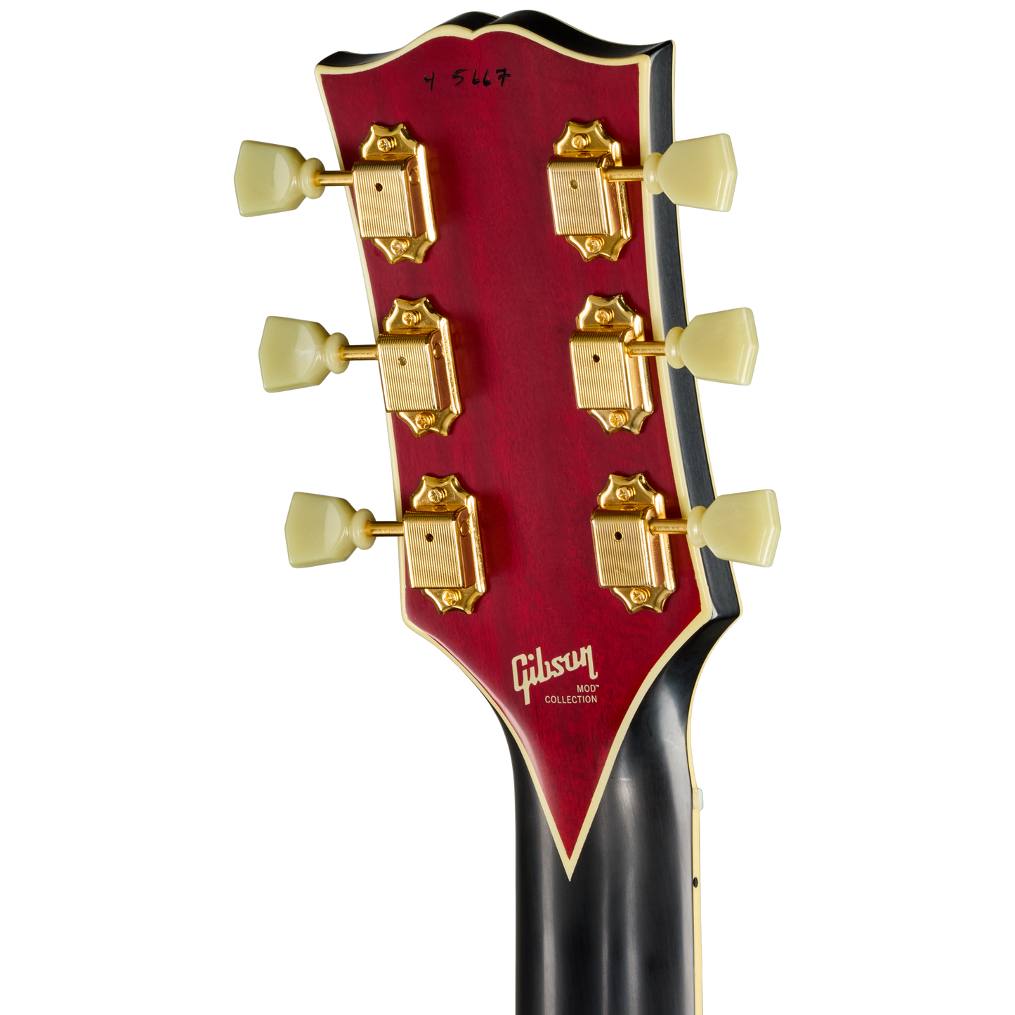 Gibson Mod™ Collection 1954 Les Paul Custom Reissue, Cherry Tuxedo Electric Guitar Gibson Mod™ Collection