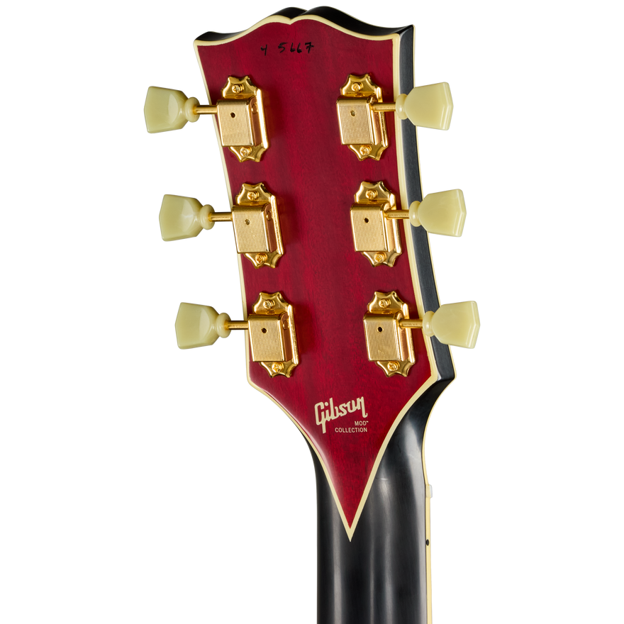 Gibson Mod™ Collection 1954 Les Paul Custom Reissue, Cherry Tuxedo Electric Guitar Gibson Mod™ Collection