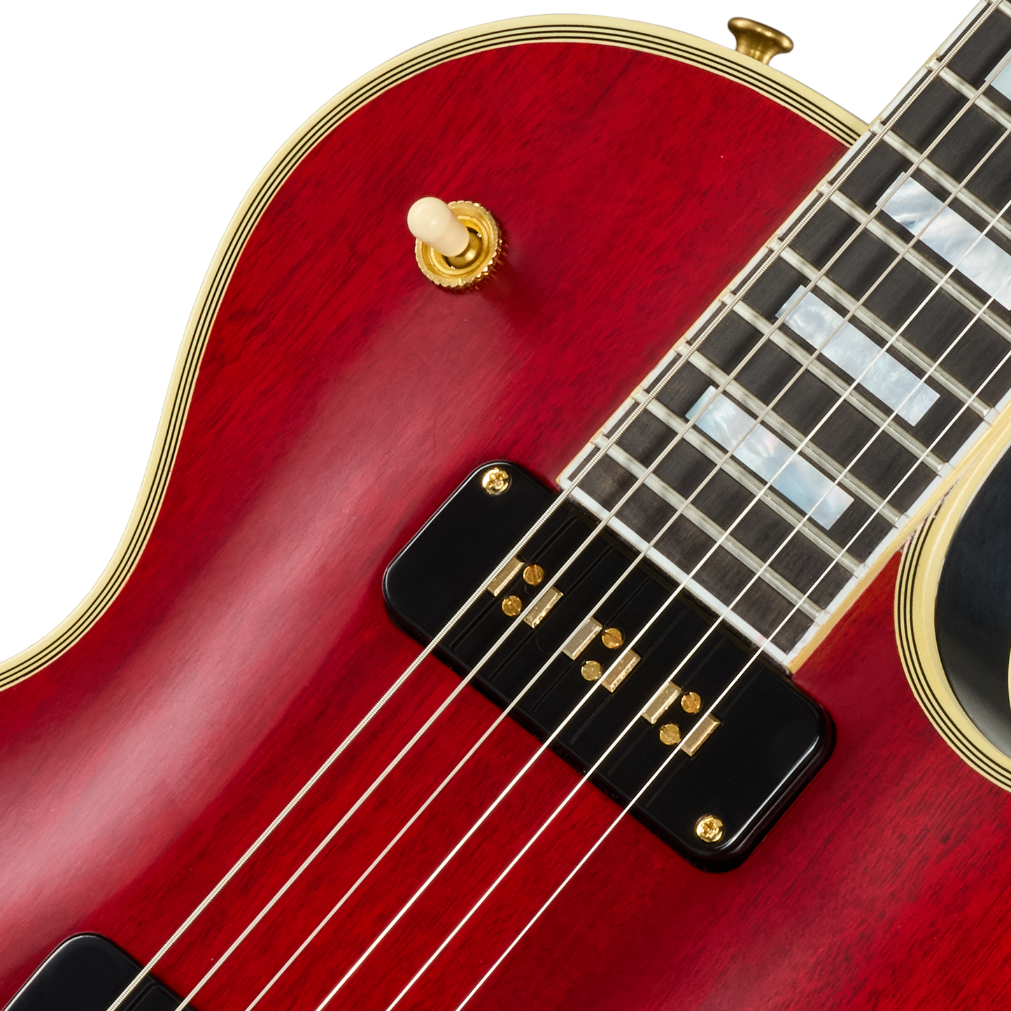 Gibson Mod™ Collection 1954 Les Paul Custom Reissue, Cherry Tuxedo Electric Guitar Gibson Mod™ Collection