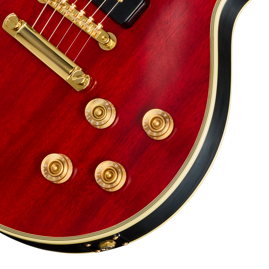 Gibson Mod™ Collection 1954 Les Paul Custom Reissue, Cherry Tuxedo Electric Guitar Gibson Mod™ Collection