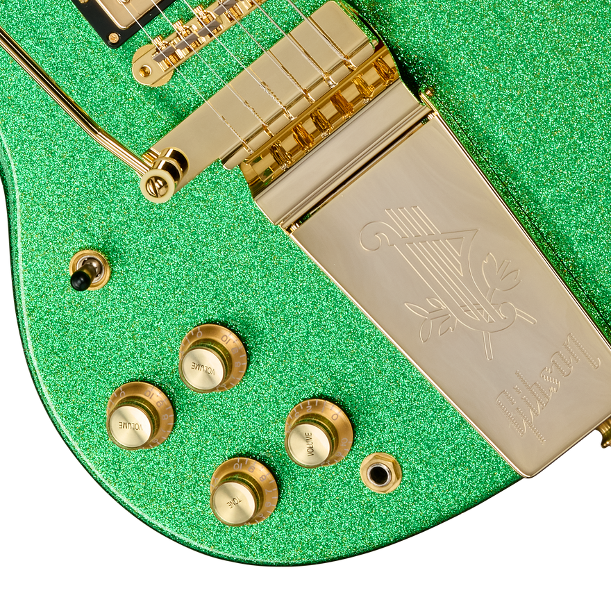 Gibson Mod™ Collection 1963 Les Paul SG Custom Reissue, Left-Handed, Emerald Sparkle Electric Guitar Gibson Mod™ Collection