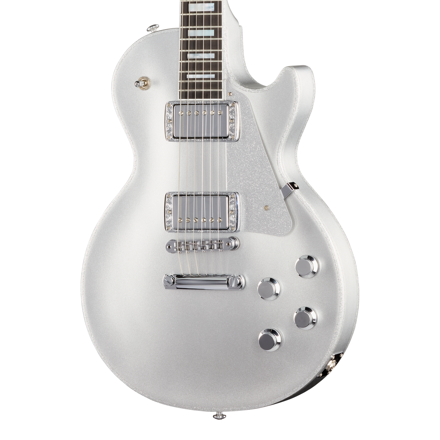 Gibson Mod™ Collection Les Paul Custom 70s, Silver Space Cadet Electric Guitar Gibson Mod™ Collection