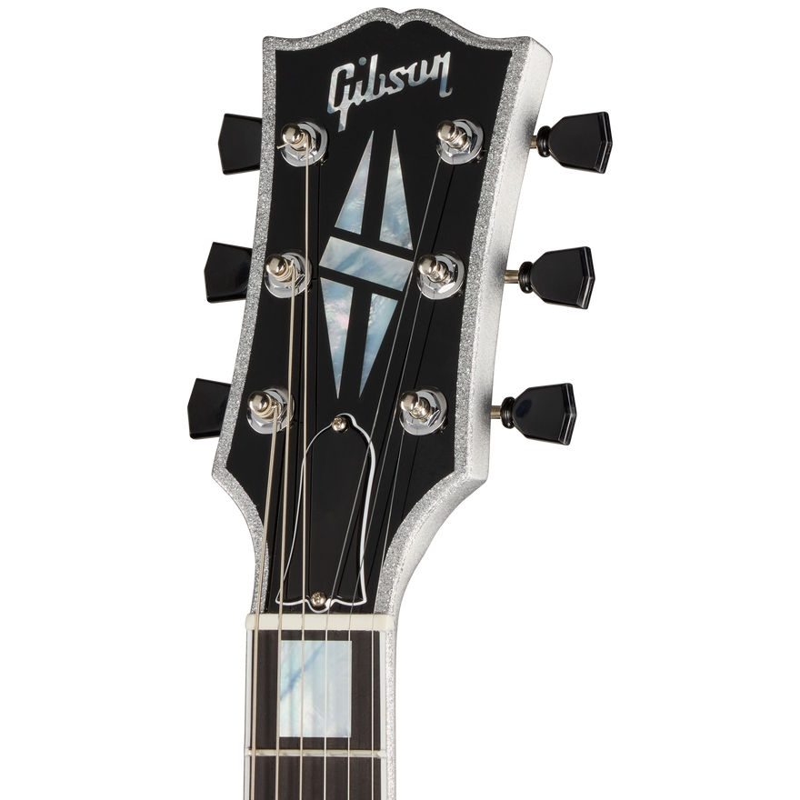 Gibson Mod™ Collection Les Paul Custom 70s, Silver Space Cadet Electric Guitar Gibson Mod™ Collection
