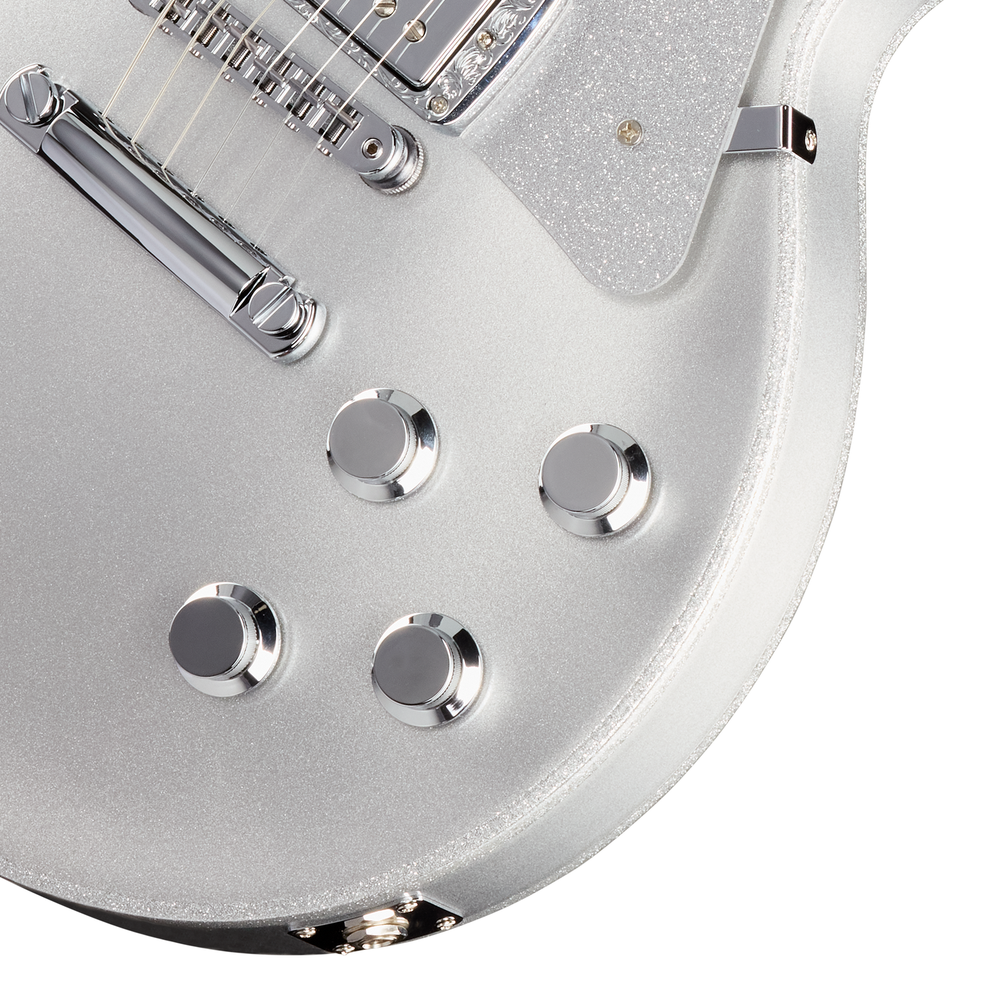 Gibson Mod™ Collection Les Paul Custom 70s, Silver Space Cadet Electric Guitar Gibson Mod™ Collection