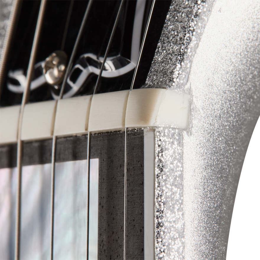 Gibson Mod™ Collection Les Paul Custom 70s, Silver Space Cadet Electric Guitar Gibson Mod™ Collection