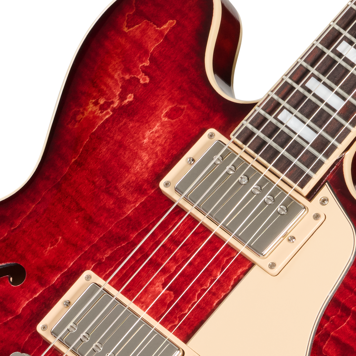 Gibson Mod™ Collection ES-335 Figured, Creamy Crimson Electric Guitar Gibson Mod™ Collection