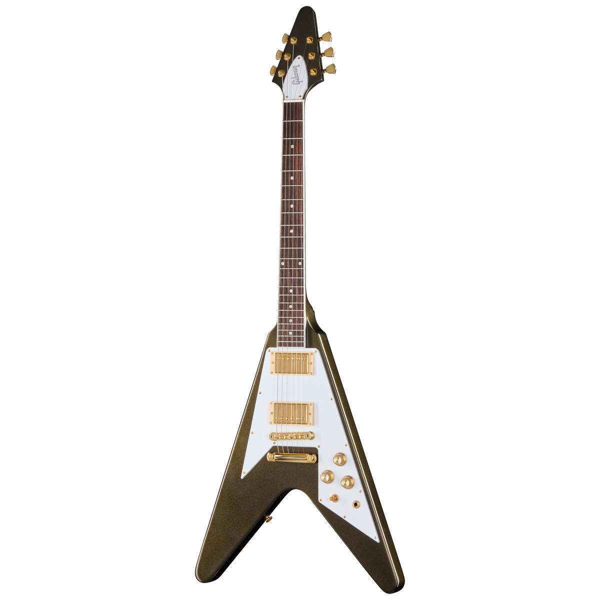 Gibson Mod™ Collection Flying V 70s, Brasstacular Electric Guitar Gibson Mod™ Collection