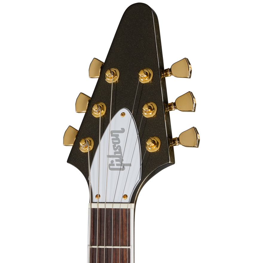 Gibson Mod™ Collection Flying V 70s, Brasstacular Electric Guitar Gibson Mod™ Collection
