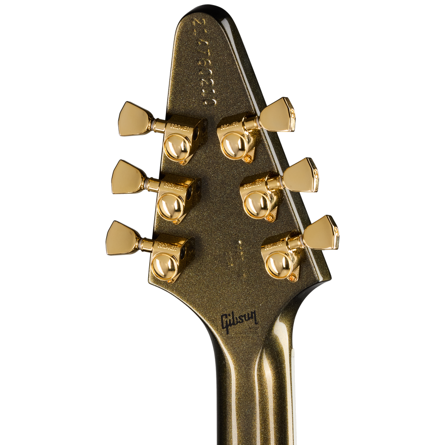 Gibson Mod™ Collection Flying V 70s, Brasstacular Electric Guitar Gibson Mod™ Collection