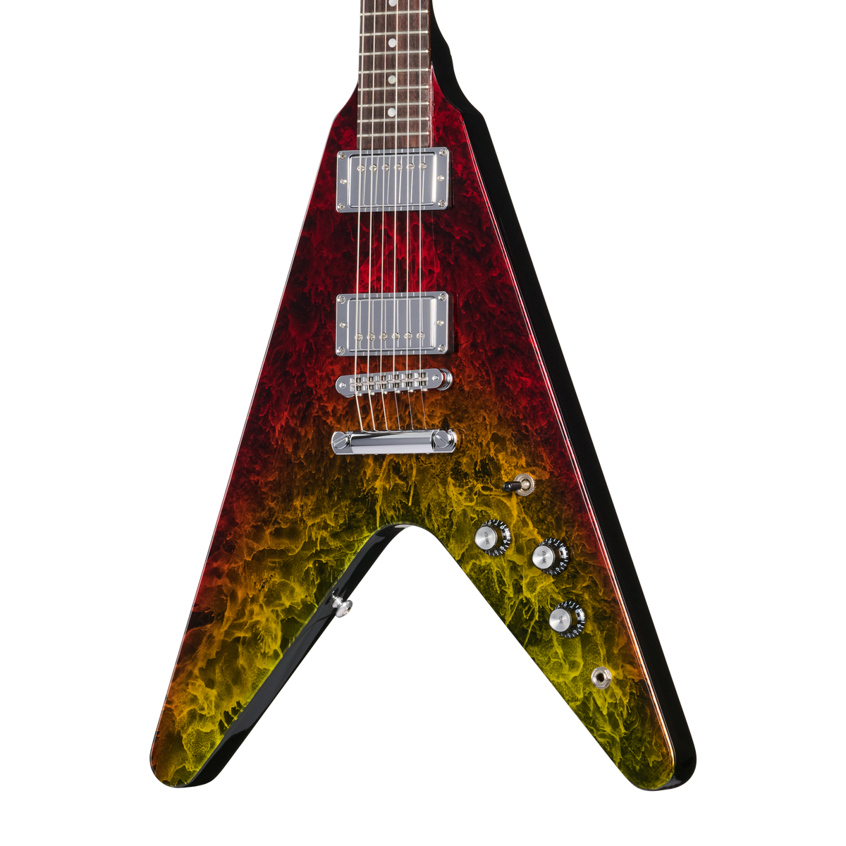 Gibson Mod™ Collection Flying V 80s, Flame Job Hot Rod Electric Guitar Gibson Mod™ Collection