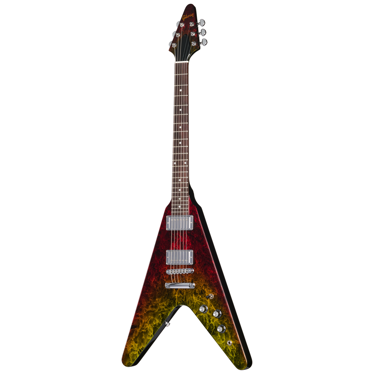 Gibson Mod™ Collection Flying V 80s, Flame Job Hot Rod Electric Guitar Gibson Mod™ Collection