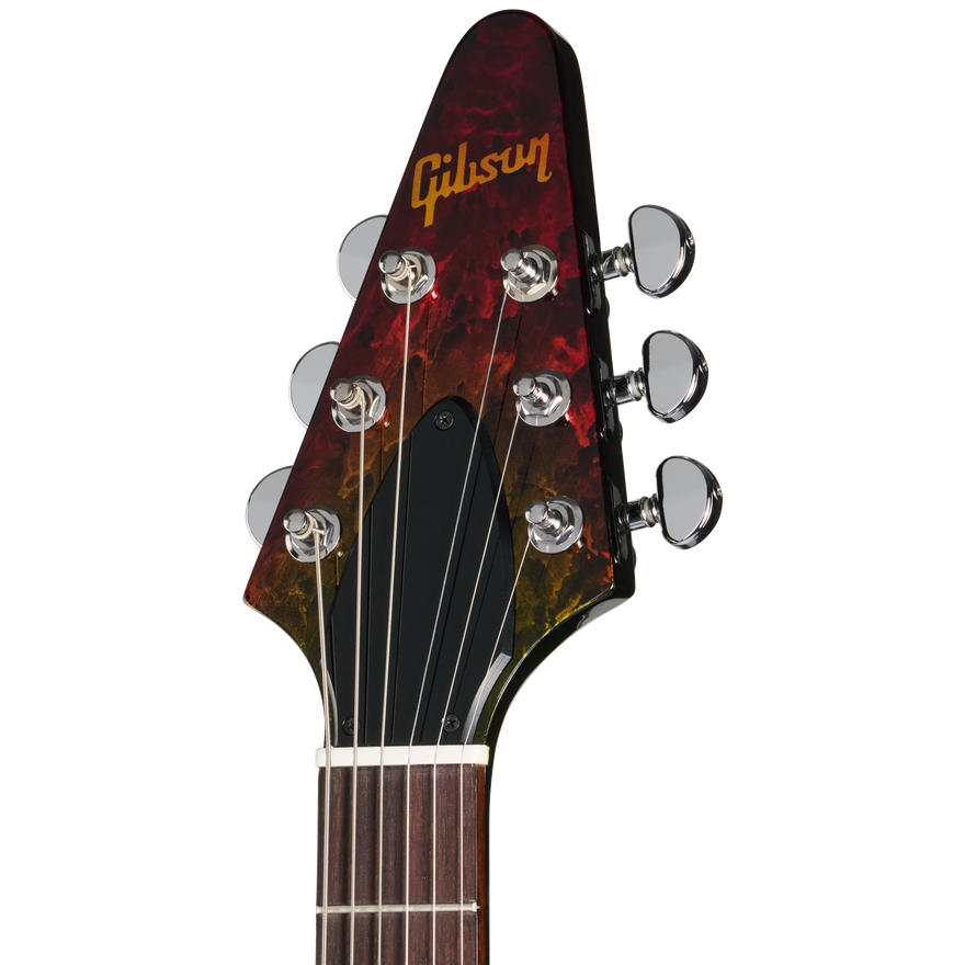 Gibson Mod™ Collection Flying V 80s, Flame Job Hot Rod Electric Guitar Gibson Mod™ Collection