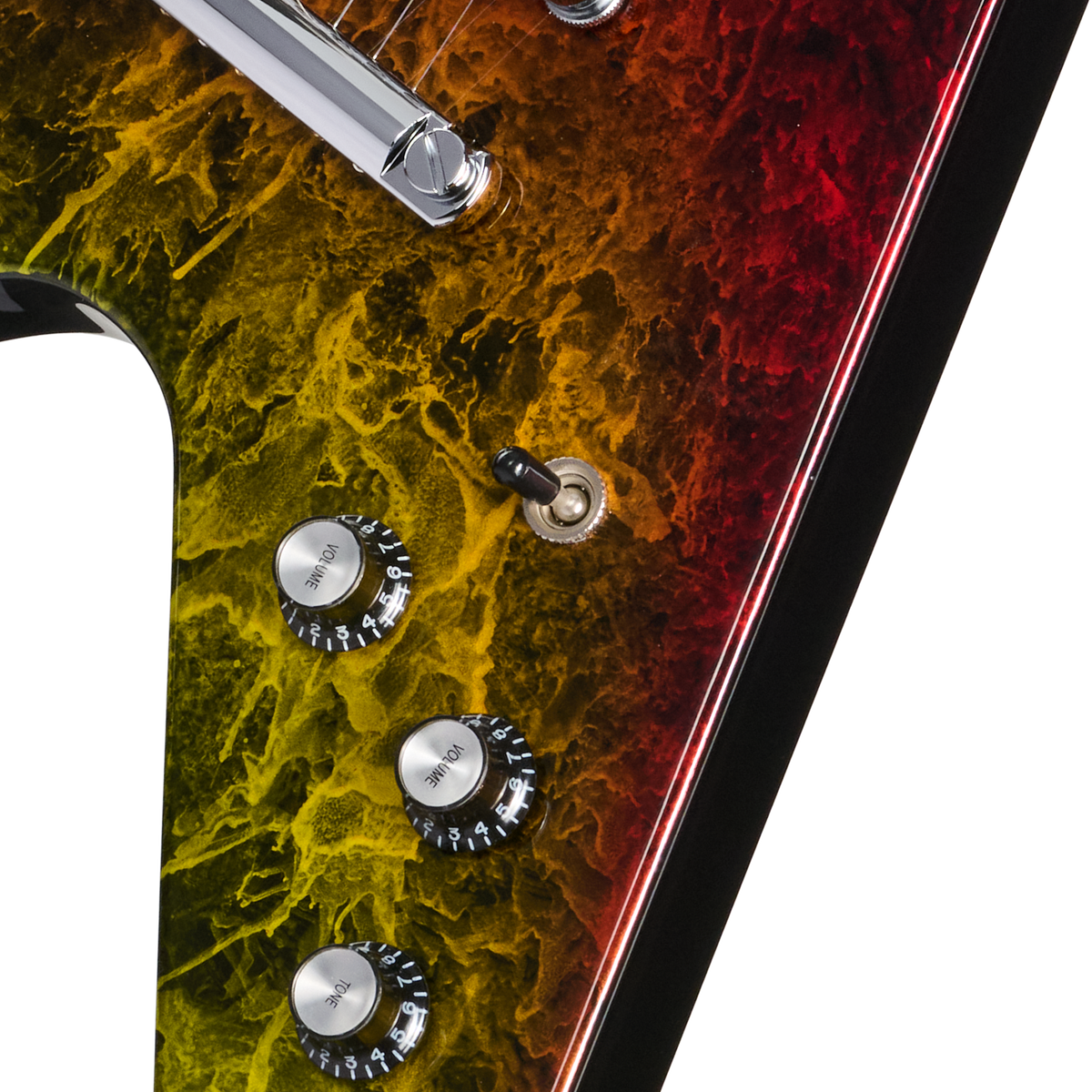 Gibson Mod™ Collection Flying V 80s, Flame Job Hot Rod Electric Guitar Gibson Mod™ Collection
