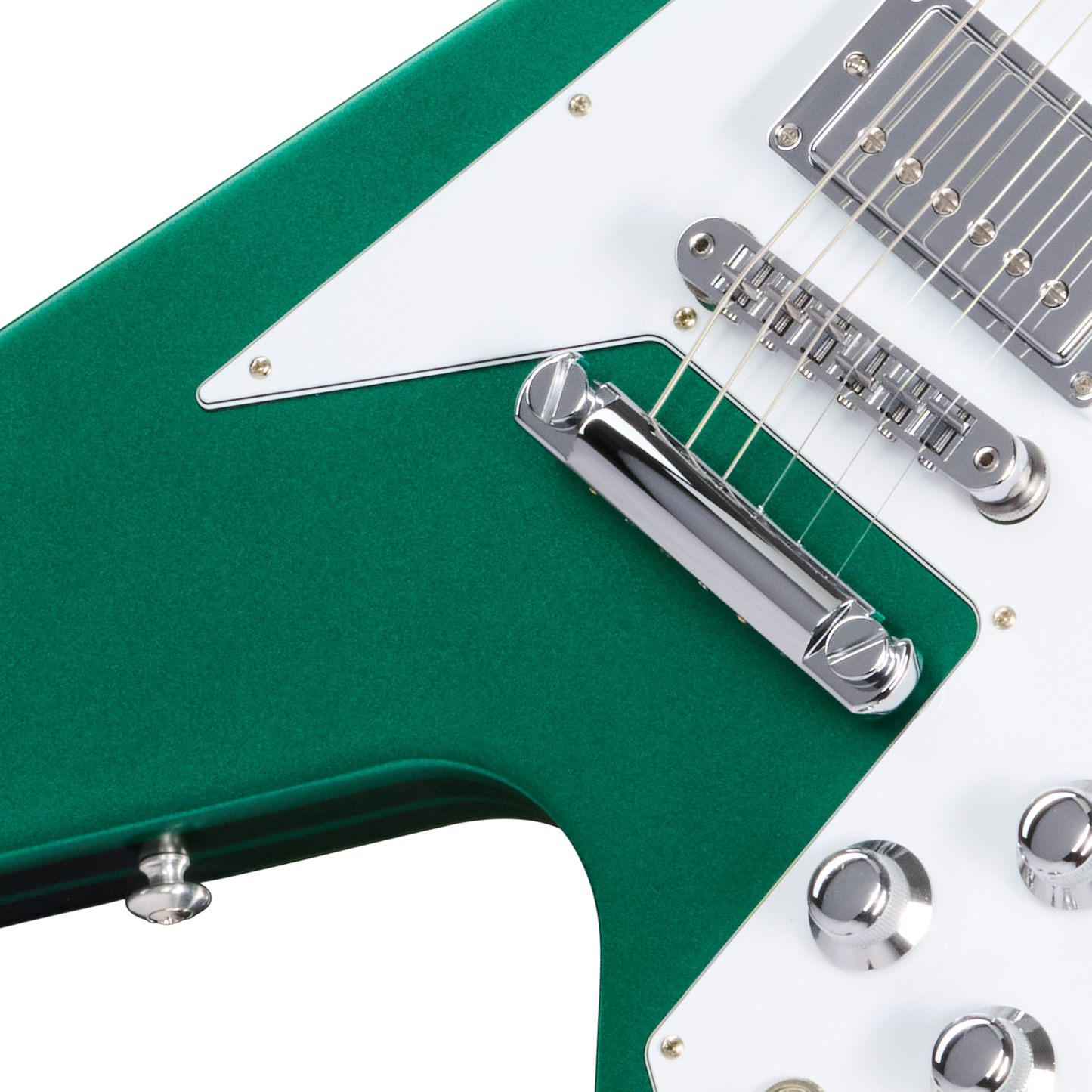 Gibson Mod™ Collection Flying V 70s, Emerald Racer Electric Guitar Gibson Mod™ Collection