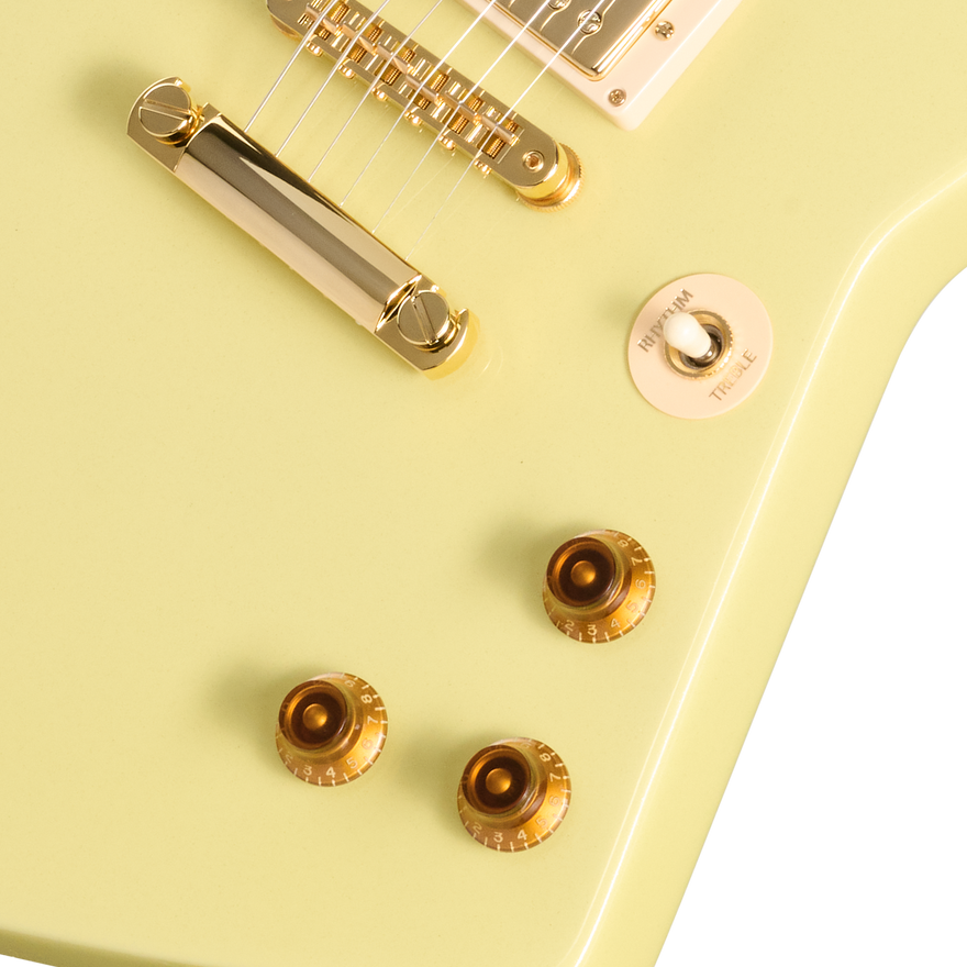 Gibson Mod™ Collection 80s Explorer, "Not-So-Mellow TV Yellow" Electric Guitar Gibson Mod™ Collection