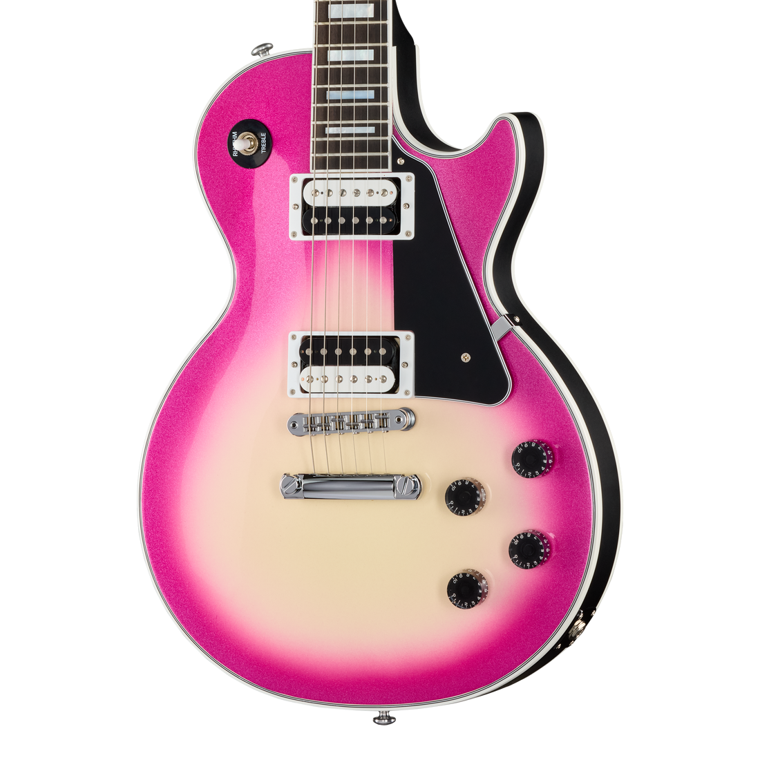 Gibson Mod™ Collection Les Paul Custom 70s, Shimmering Raspberry Cheesecake Electric Guitar Gibson Mod™ Collection