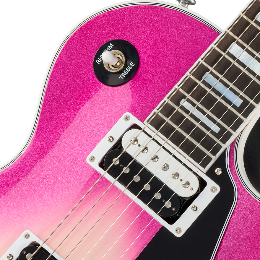 Gibson Mod™ Collection Les Paul Custom 70s, Shimmering Raspberry Cheesecake Electric Guitar Gibson Mod™ Collection