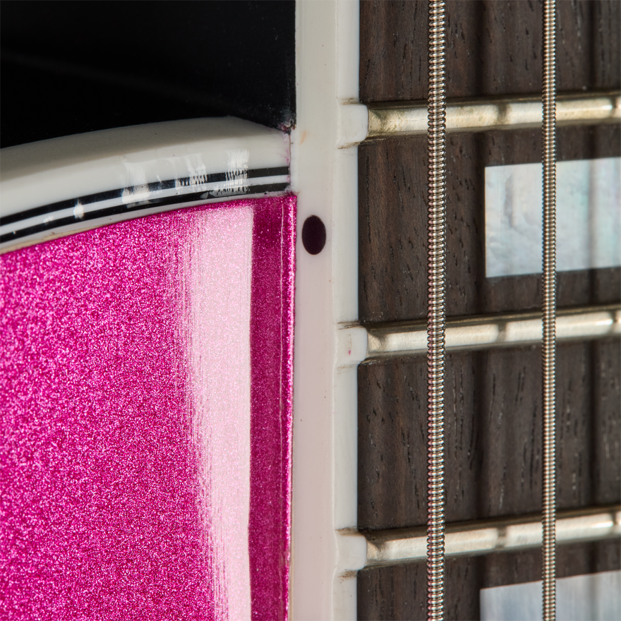 Gibson Mod™ Collection Les Paul Custom 70s, Shimmering Raspberry Cheesecake Electric Guitar Gibson Mod™ Collection