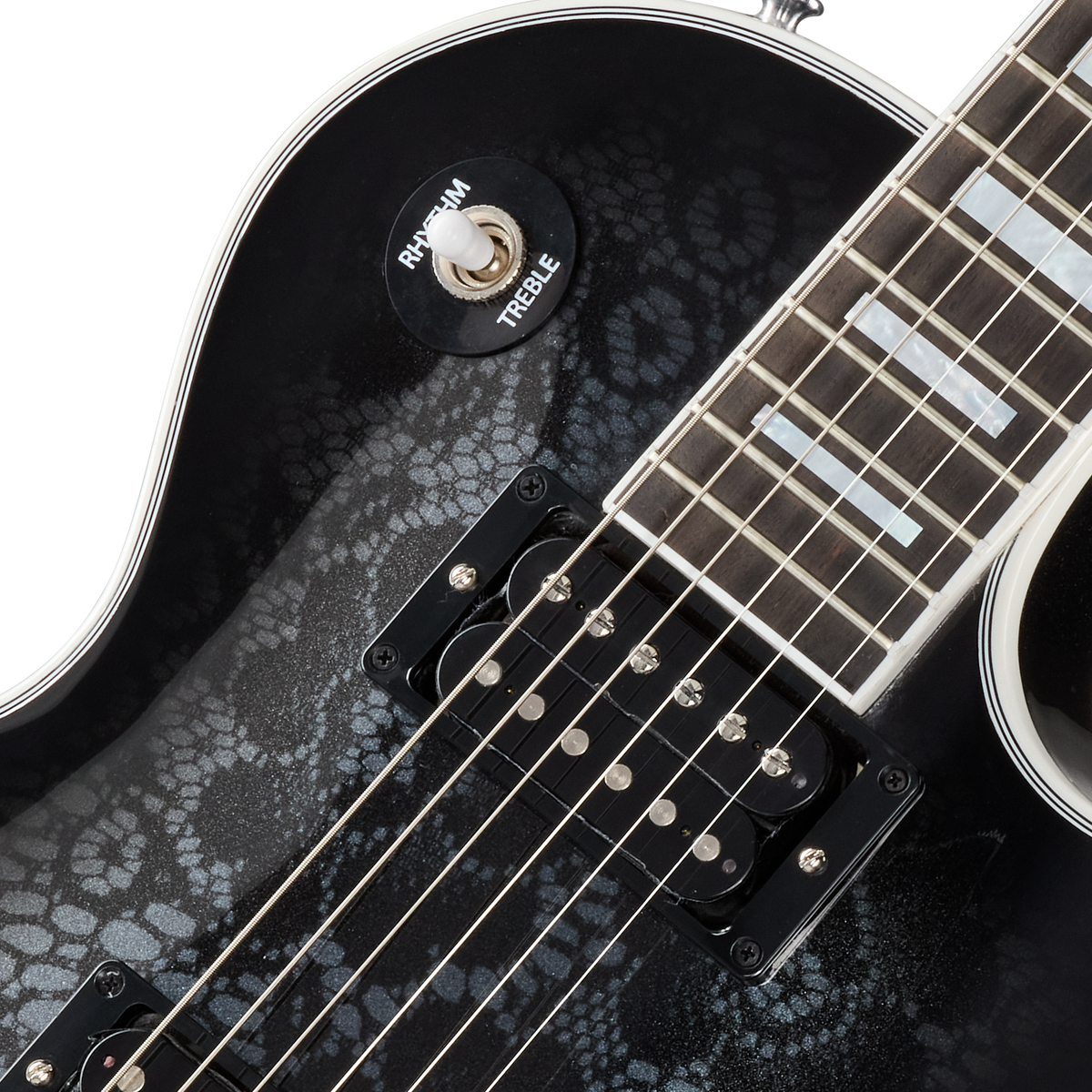 Gibson Mod™ Collection Les Paul Custom 70s, Nighty-Nite Graphite Electric Guitar Gibson Mod™ Collection