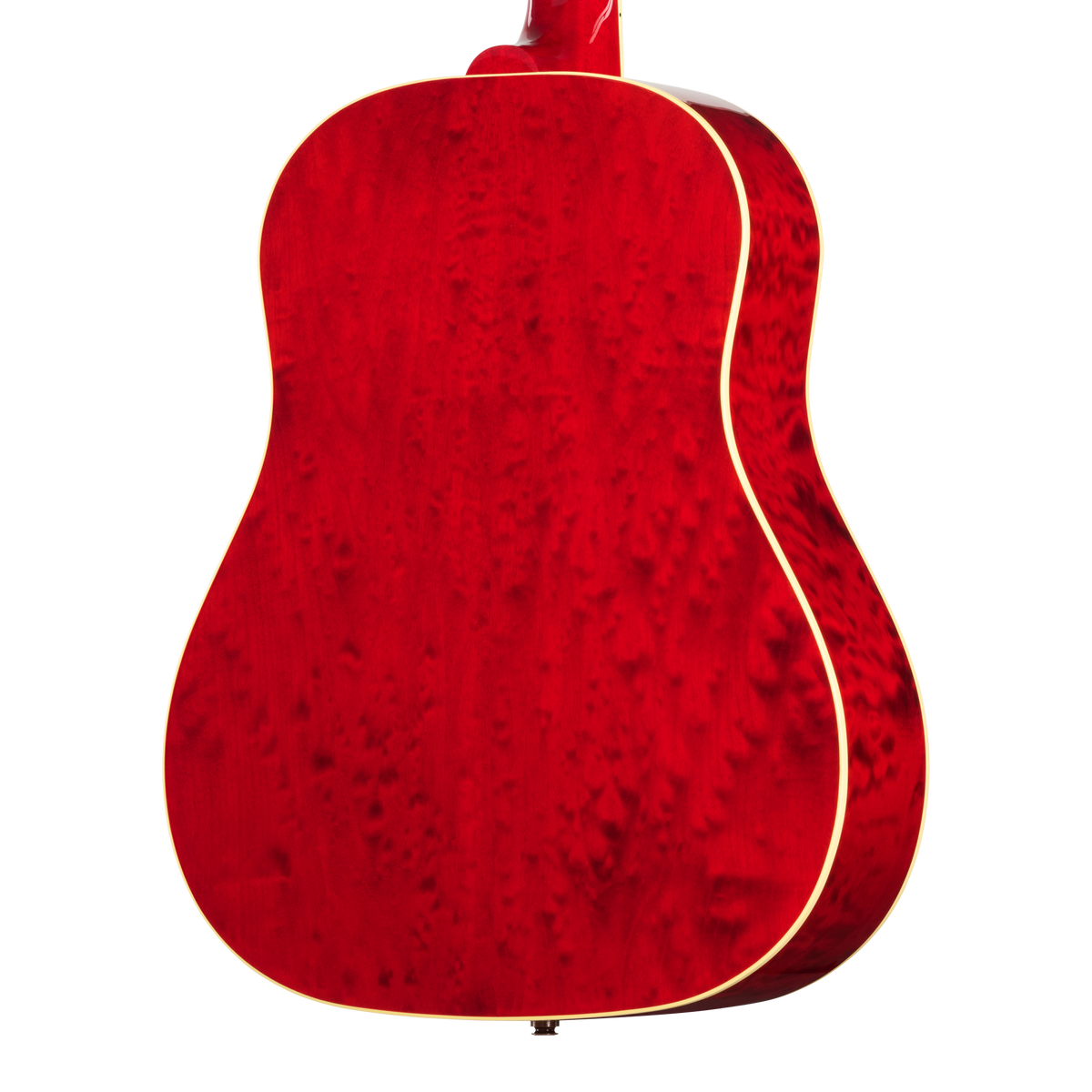 Gibson Custom J-45 Standard with Bearclaw Spruce and AA Quilt Maple, Cherry Sunburst Stain Acoustic Guitar Gibson Custom