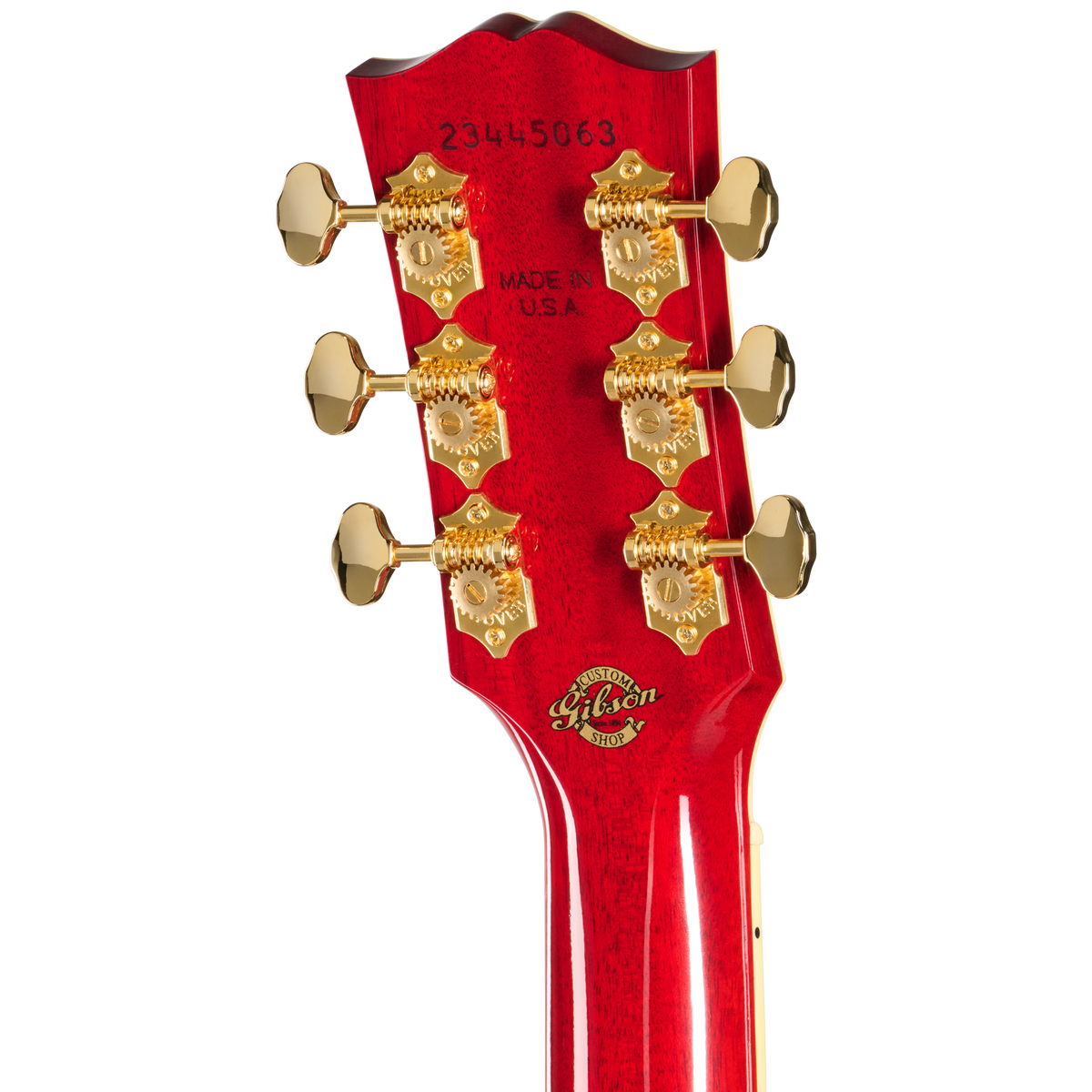 Gibson Custom J-45 Standard with Bearclaw Spruce and AA Quilt Maple, Cherry Sunburst Stain Acoustic Guitar Gibson Custom