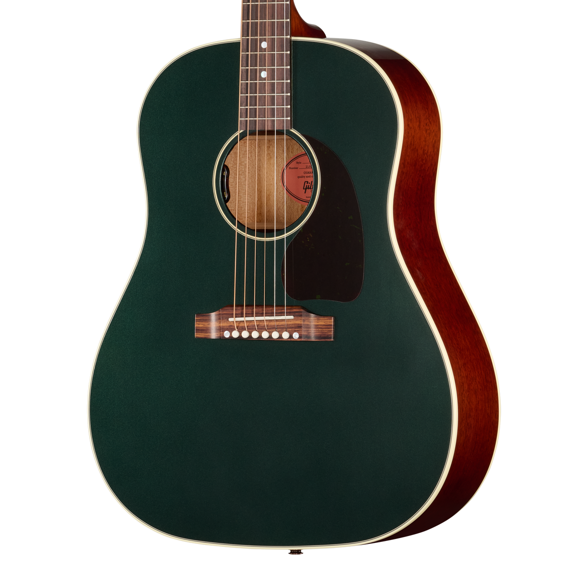 Gibson Custom J-45 Standard with HiFi DNA, Gloss, British Racing Green, Exclusive Acoustic Guitar Gibson Custom