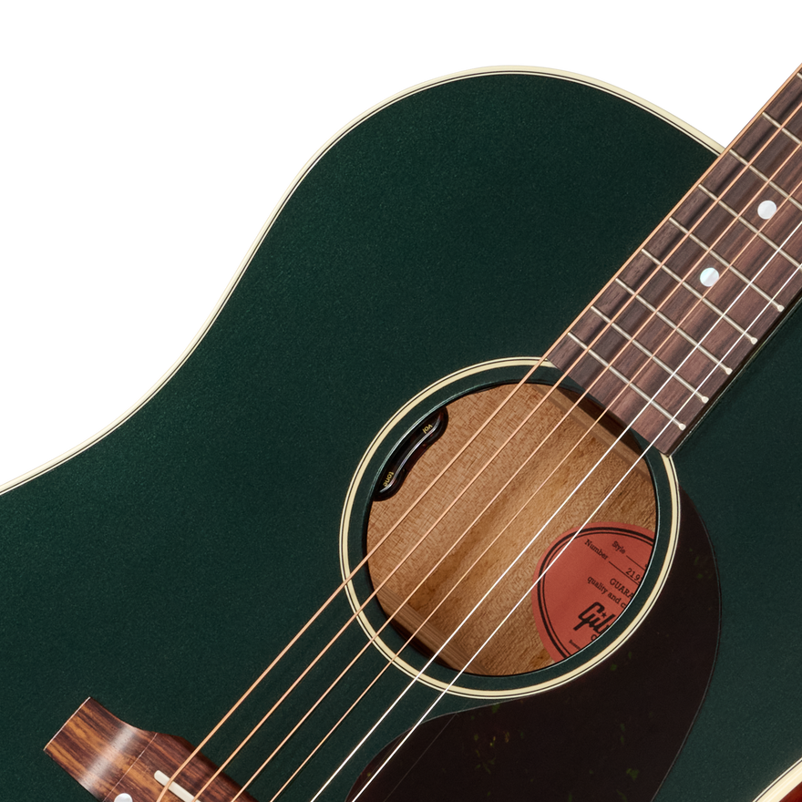 Gibson Custom J-45 Standard with HiFi DNA, Gloss, British Racing Green, Exclusive Acoustic Guitar Gibson Custom