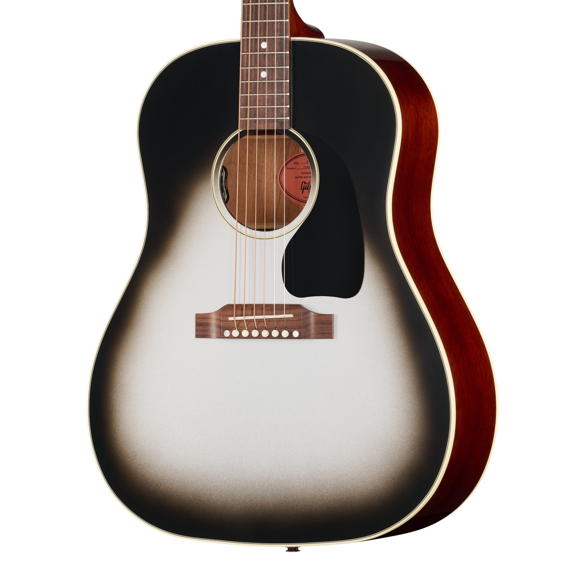 Gibson Custom J-45 Standard with HiFi DNA, Gloss, Silverburst, Exclusive Acoustic Guitar Gibson Custom